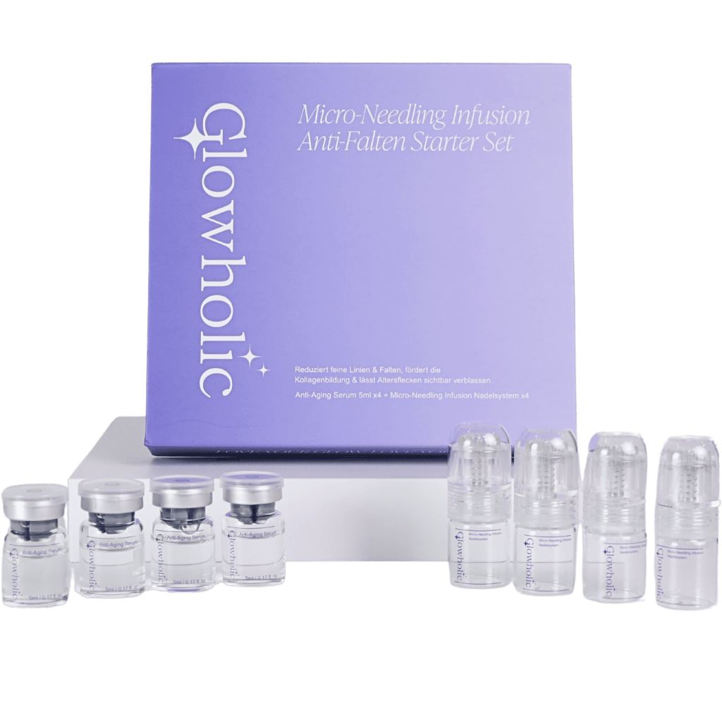 Anti-Falten Starter Set - Glowholic Micro-Needling Infusion für zuhause