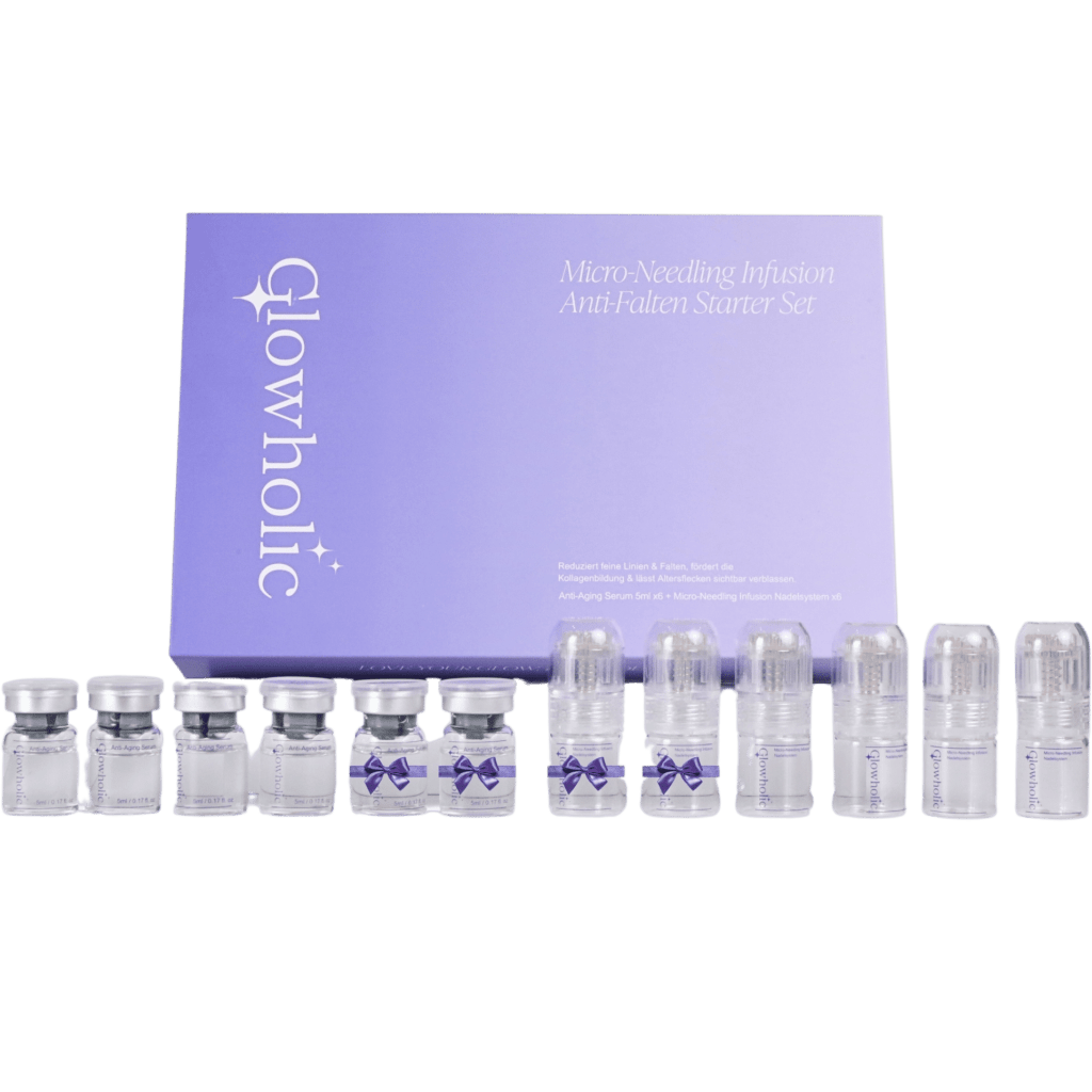Anti-Falten Starter Set - Glowholic Micro-Needling Infusion für zuhause