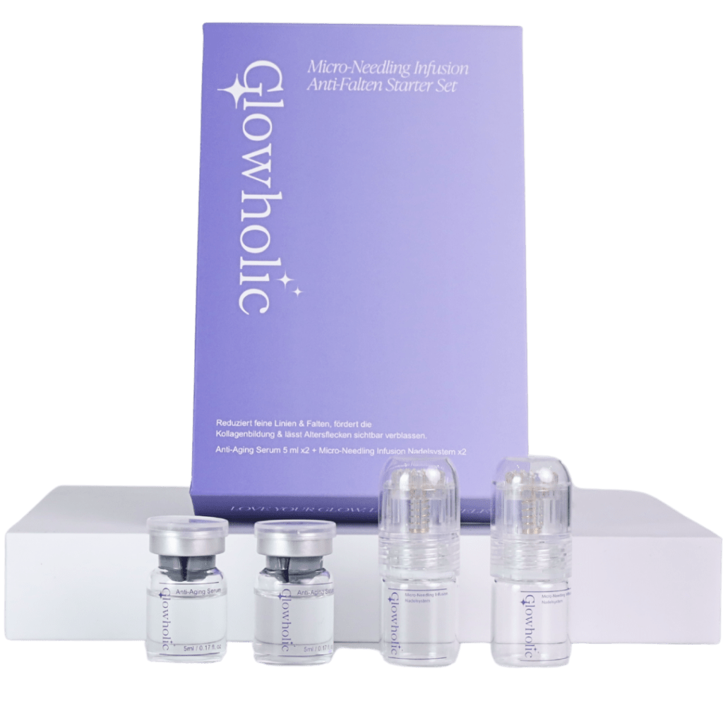 Anti-Falten Starter Set - Glowholic Micro-Needling Infusion für zuhause